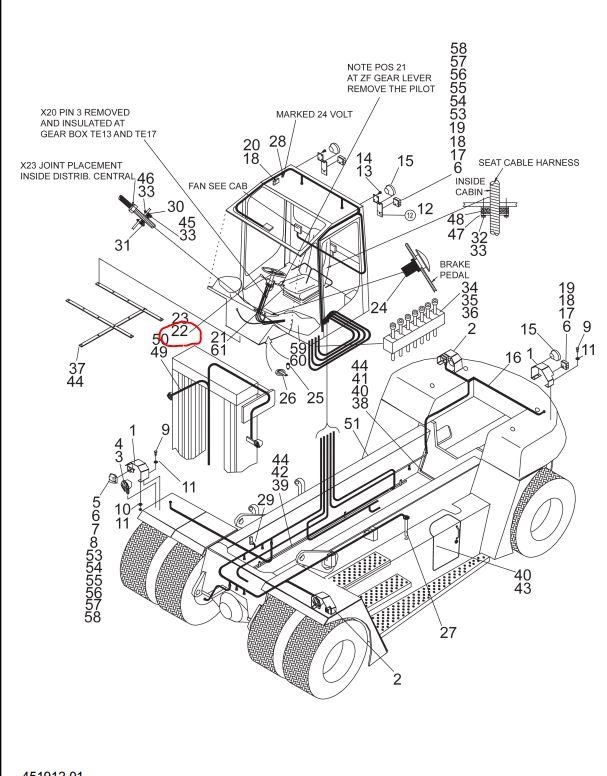 Light Wiper Combination Switch Konecranes Spare Parts 0