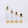 Buy cheap Plastic Clear White Silver Overcap Airless Cosmetic Bottles Packaging For Lotion 10ml - 30ml from wholesalers