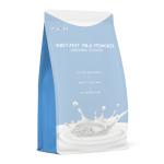 Biodegradable Flat Bottom Bag For Milk Powder 55g 100g 500g