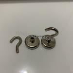 Sintered NdFeB Hook Magnet, N35,32KGS, Permenent Hook Magnets, Magnetic Assembly