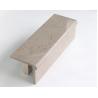 Buy cheap Glossy Marble Stairs Anti Slip Light Yellow Interior Stairs Step Tiles Customized from wholesalers