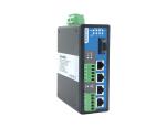 5-port Managed Industrial Ethernet Switch with 2 Serial Ports