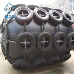 2500x4000mm Pneumatic Marine Fender Berthing Black Boat Bumpers