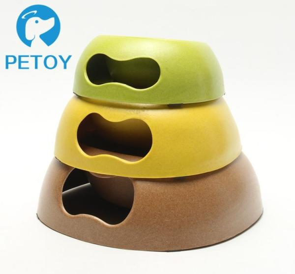 Buy cheap Portable Dogs Bio Bamboo Pet Bowl Environmental Friendly New Design from wholesalers
