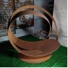 Buy cheap Thick 4mm Corten Steel Sculpture 47.2 Inch Garden Metal Sculpture from wholesalers