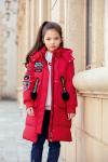 Bilemi Long Hooded Outerwear Kids Down Jacket Winter Jacket For Girls