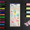 Buy cheap DIY Decoration Transfer Decal Stickers CMYK Colour Pressure Sensitive Sticker from wholesalers