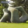 Buy cheap Large Outdoor Abstract Geometric Copper Sculpture With 3D Design from wholesalers