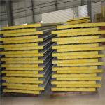 1150-50-0.6mm galvanized steel up and 0.326mm geywhite down glass wool sandwich