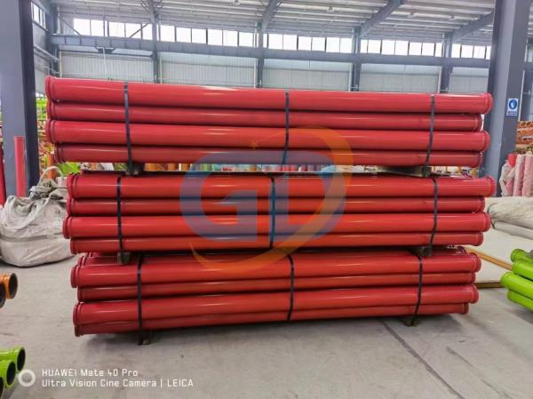 Buy cheap 7.5mm Concrete Pump Delivery Pipe Twin Wall Putzmeister Schwing Cifa from wholesalers