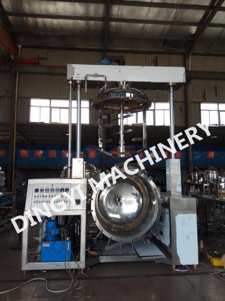 Buy cheap High Viscosity Cream Vacuum Homogenizer Mixer Steam Heating 15KW Emulsifying Motor from wholesalers