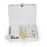 Buy cheap FTTH 8 Cores Fiber Optic Distribution Box with Optional Adapters and Pigtails for Wall or Pole Mounting from wholesalers
