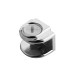 Fixed Glass Holder YS-034, Zinc Alloy, for glass 8mm, finishing chrome or Satin
