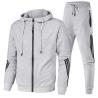 Buy cheap Custom your own brand mens cotton hoodie jogging/moring running/training tracksuit or sports suit from wholesalers