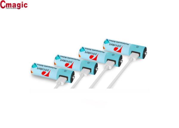 Buy cheap Rechargeable Smart USB AA Battery 1.2v 1000mah NI - MH Material Customized Color from wholesalers
