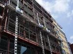 Outside Wall Mast Climber Scaffolding Single And Double Cage