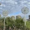 Buy cheap Outdoor Metal Dandelion Garden Sculpture Art Led Motif Light Decorative from wholesalers