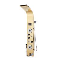 Buy cheap 5 Function Rainfall Waterfall LED Shower Panel With Body Jets product