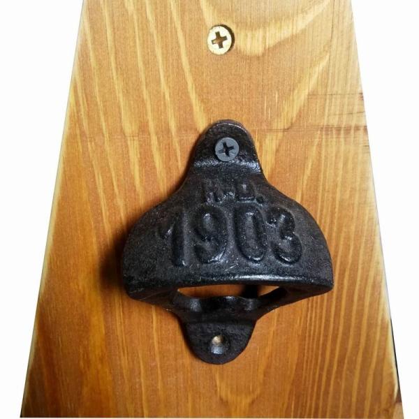 Buy cheap Wall Mount Iron Bottle Opener Cast Iron Crafts For Bar Club from wholesalers