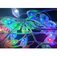 Buy cheap Smart Programmable RGB LED Christmas Lights 0.028 Amps Used In Wedding Club product