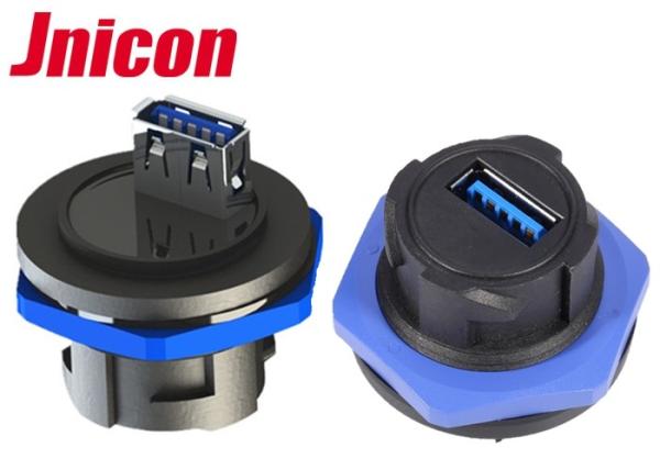 Buy cheap Female To Female Waterproof USB Connector M25 Socket Quick Push Locking from wholesalers