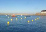 Rod Offshore Mooring Buoy , Polythene Channel Marker Buoy For Water Life