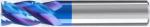 H65 4R Round Nose End Mill 3mm-12mm 4 Flute Solid Carbide End Mill