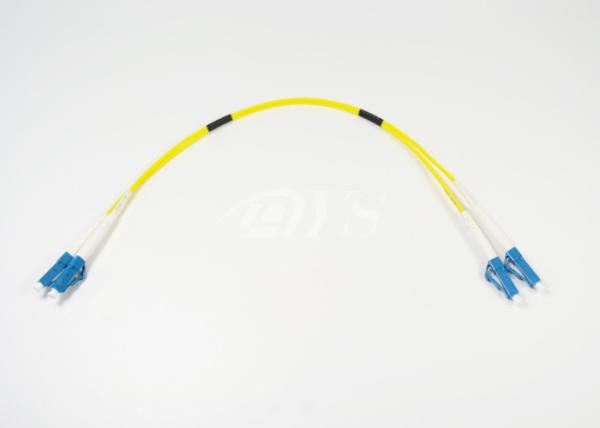 Buy cheap Customize Length Single Mode Fiber Jumpers , Lc Lc Fiber Patch Cord Low Insertion Loss from wholesalers