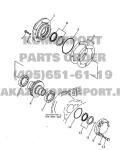 komatsu bulldzoer D65-12 D85-2 Final Drive Bearing 14X-27-11231
