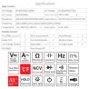Buy cheap Mini Clamp Meter Electric Multimeter NCV 1000v Digital AC DC Resistance Meter Display Count 6000 Counts from wholesalers