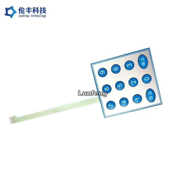 Buy cheap Autotype F150 Key Membrane Switch Prototype 2.54mm Pitch Connector from wholesalers