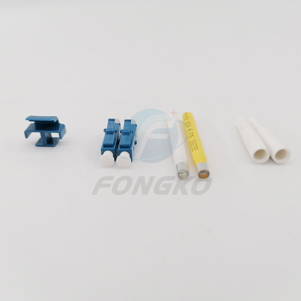 Lc/UPC Fiber Optic Connector Kit OEM Single Mode Duplex 2.0mm Fiber Optical Connector
