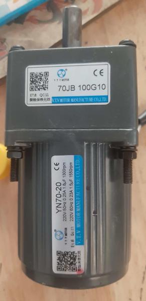 Buy cheap YN70-20 70JB20G10 3 Phase Small Ac Gear Motor For Soya Bean Milk Machine from wholesalers