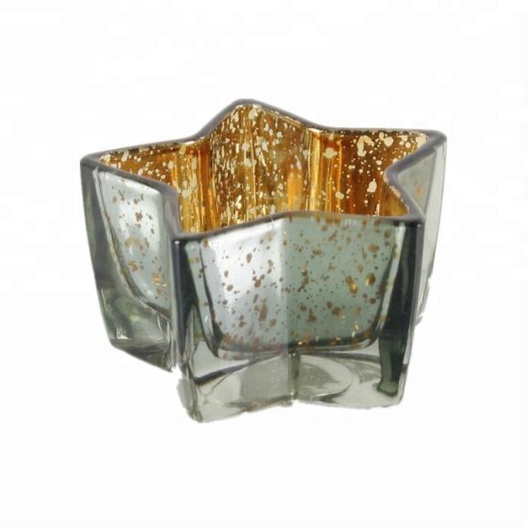 Buy cheap Mercury star shaped candle holder candle stand for home wedding parties decoration from wholesalers