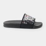 EVA Womens Summer Slide Sandals , Transparent Upper Womens Flat Slide Sandals