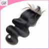 Buy cheap New Arrived Top Quality 120% Density Brazillian Virgin Hair Closure Body Wave 4x4 Lace Closure from wholesalers