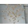 Buy cheap Romantic ribbon art chandelier glass twisted strip shape hotel lobby exhibition hall theater non-standard engineering chandelier from wholesalers