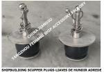 IMPA232486-50N-125 SHIPBUILDING Copper SCUPPER PLUGS-LIAVES DE HUNDIR ADREDE