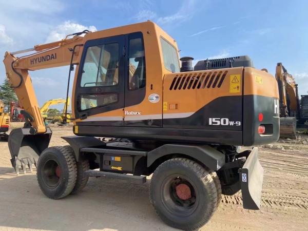 Buy cheap Hyundai 150w 150WVS Used Excavators For Sale Original Korea Hyundai 150 On Wheel R150 R150-9 Excavators For Sale from wholesalers