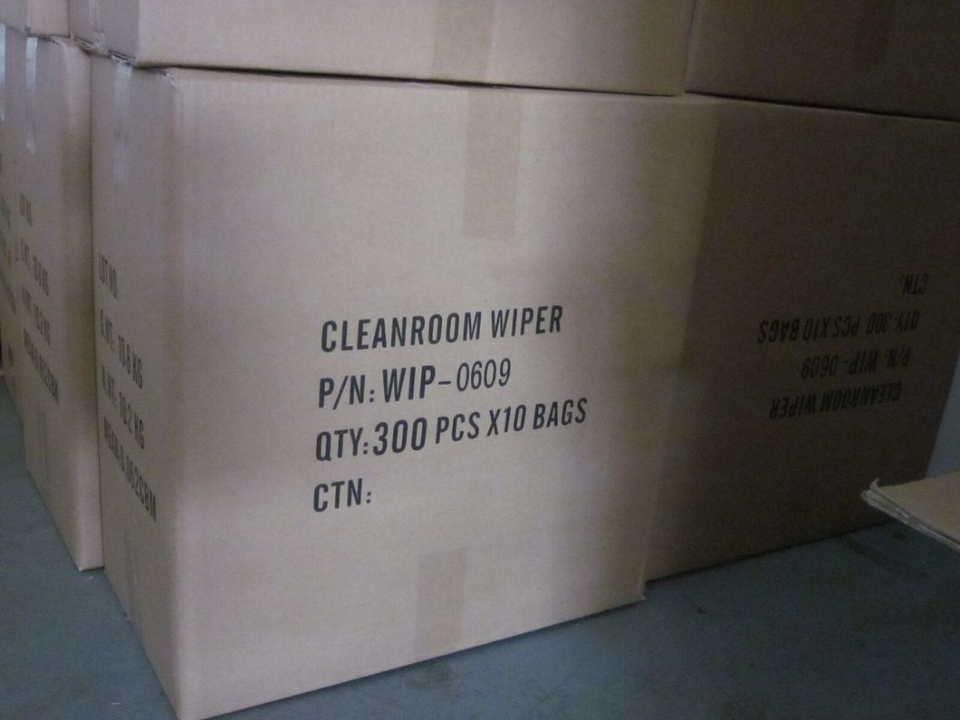 9X9 Inches Cellulose Polyester Nonwoven Lint Free Cleanroom Paper Wipers