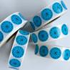 Buy cheap Waterproof Vinyl Fire Extinguisher Stickers Blue 20mm Round Labels from wholesalers