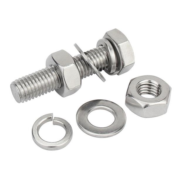 M8 M10 M12 Nylon Screw Hexagon Machine Screw Plastic Hex Head Metric Bolts Black