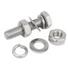 Buy cheap M8 M10 M12 Nylon Screw Hexagon Machine Screw Plastic Hex Head Metric Bolts Black Length 10mm-50mm from wholesalers