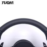 Full Leather BMW Car Steering Wheel Round Shape Automotive Parts