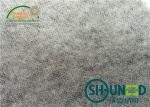 100% Polyester Base Cloth Non Woven Interlining Black For Garment