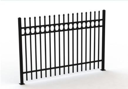 Buy cheap Crimped Spear Steel Picket Crimped Spear Fencing Panels 4 Horizontal Tube from wholesalers