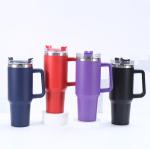 Vehicle Mounted Stainless Vacuum Sealed Bottle Insulated With Screw On Lid