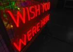 ROHS Silica Gel Sport Lighting Neon Board EU Plug 1 Year Warranty