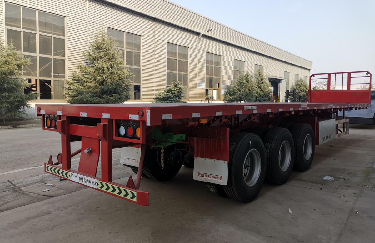 Heavy Duty 80t Removable Lowbed Custom Flatbed Trailer For Excavator Transport