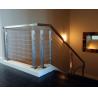 Buy cheap 1.35mm Thickness Stainless Steel Stair Railing , SS Wire Balustrade No Welding from wholesalers